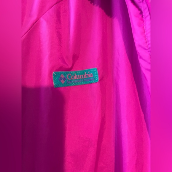 Vintage Columbia Reversible Ski Jacket Women's Retro 90s Purple and Pink - Picture 7 of 8